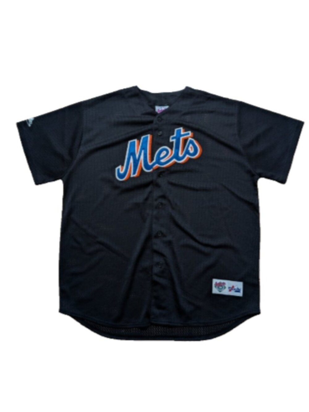 90s New York Mets Authentic Majestic Diamond Collection Batting Practice Jersey